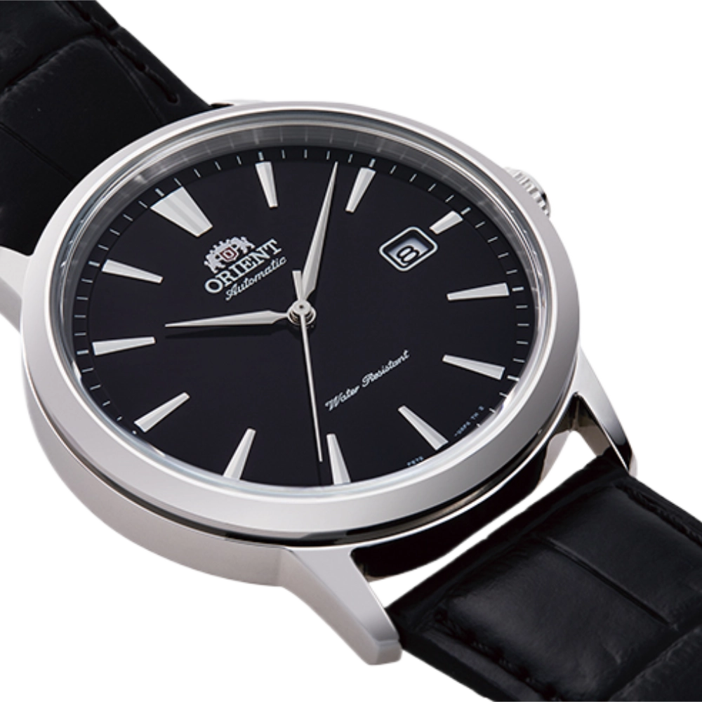 Orient RA-AC0F05B10A Symphony III Black Leather Band Black Dial